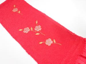 正絹　振袖用　絞り　帯揚げ